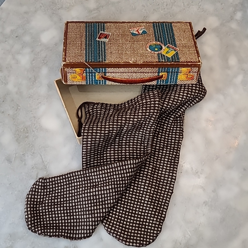 Vintage Men's Travel Shoe Bags in Box